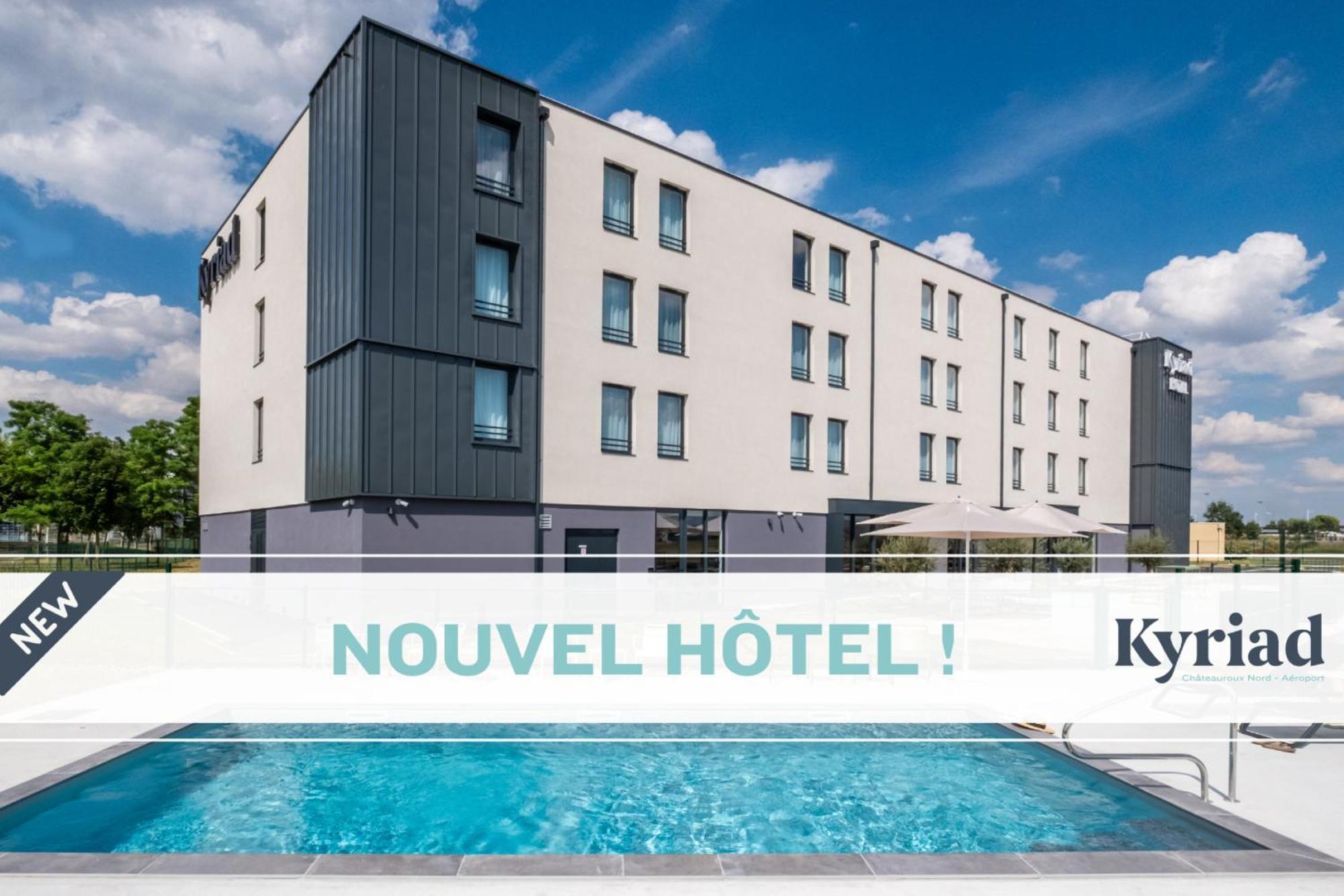 Kyriad Chateauroux Nord - Aeroport Déols 外观 照片