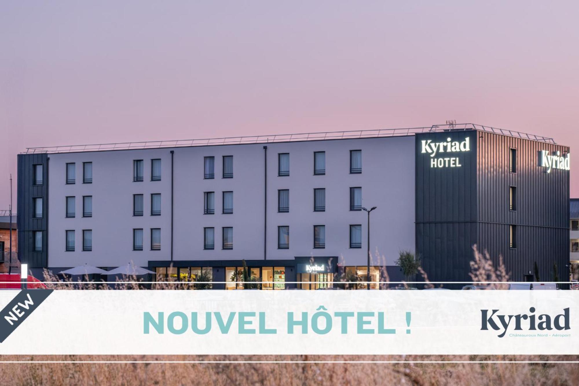 Kyriad Chateauroux Nord - Aeroport Déols 外观 照片